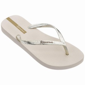 Infradito Donna Ipanema Glam II Beige Oro | 167495-CIS