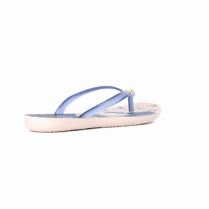 Infradito Donna Ipanema Wave Natural Beige Blu | 284570-LWY