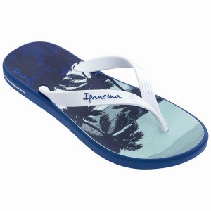 Infradito Uomo Ipanema Posto 10 Temas Blu Marino Bianche | 186349-WTD