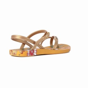 Sandali Donna Ipanema Suzi Print II Gialle Oro | 798530-WBU