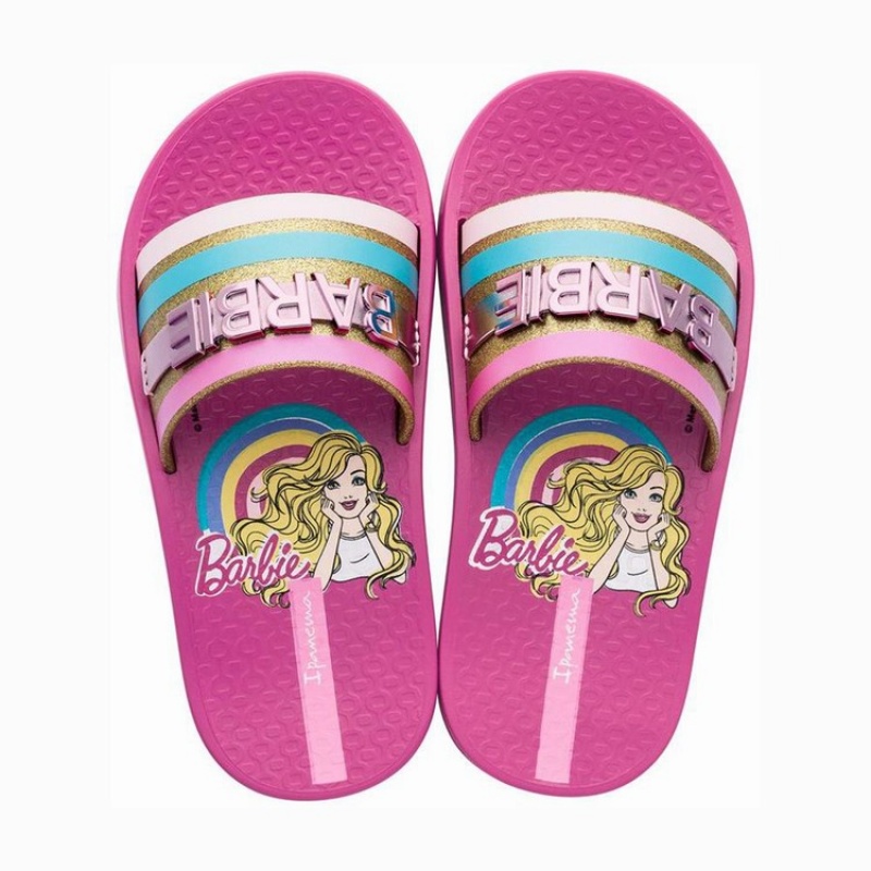 Ciabatte Bambino Ipanema Barbie Rosa Oro | 381965-USX