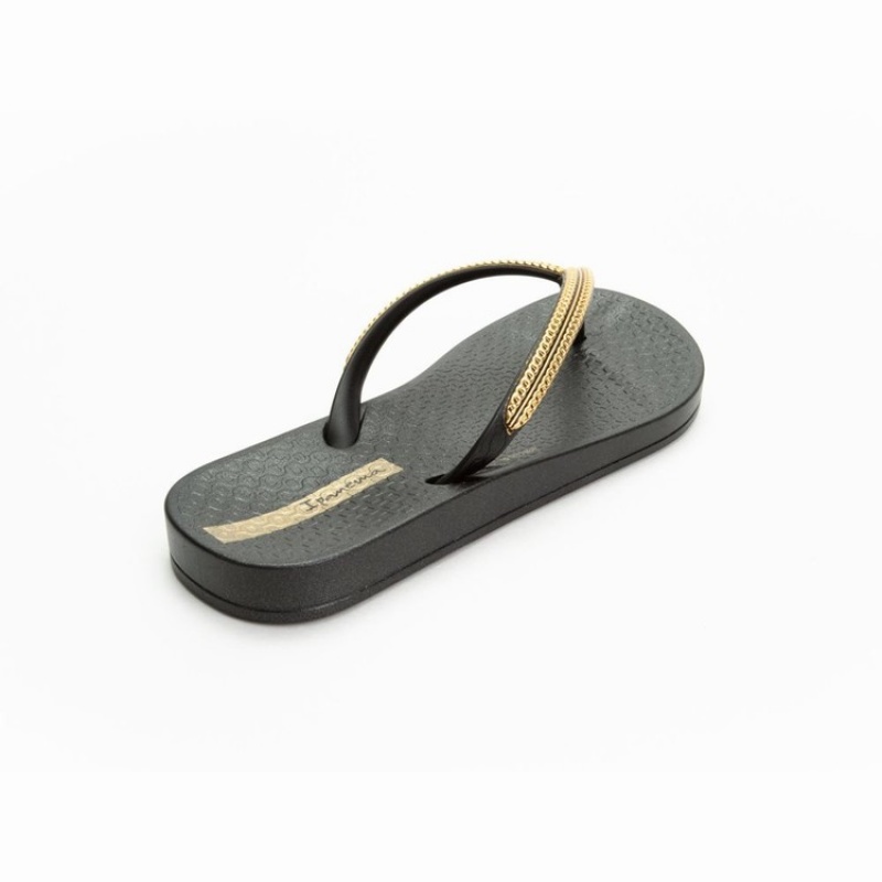 Infradito Bambino Ipanema Ana Metallic III Nere Oro | 084257-YOF