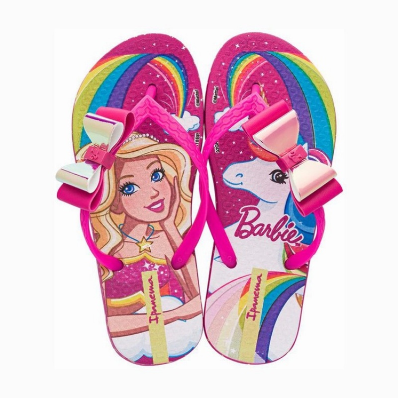 Infradito Bambino Ipanema Barbie Fantasia Rosa | 390682-YRH