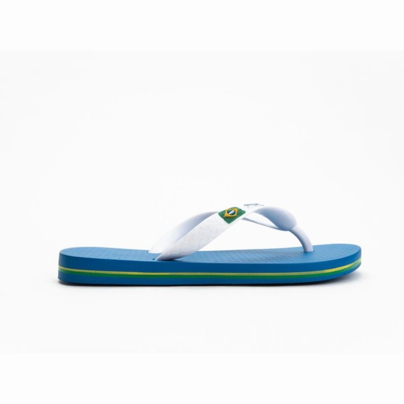 Infradito Bambino Ipanema Brazil Blu Bianche | 471023-XWU