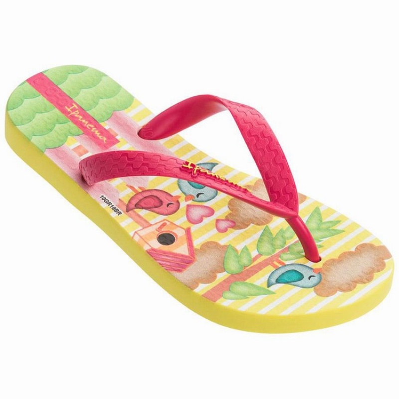 Infradito Bambino Ipanema Fun V Gialle Rosa | 725018-ZHA