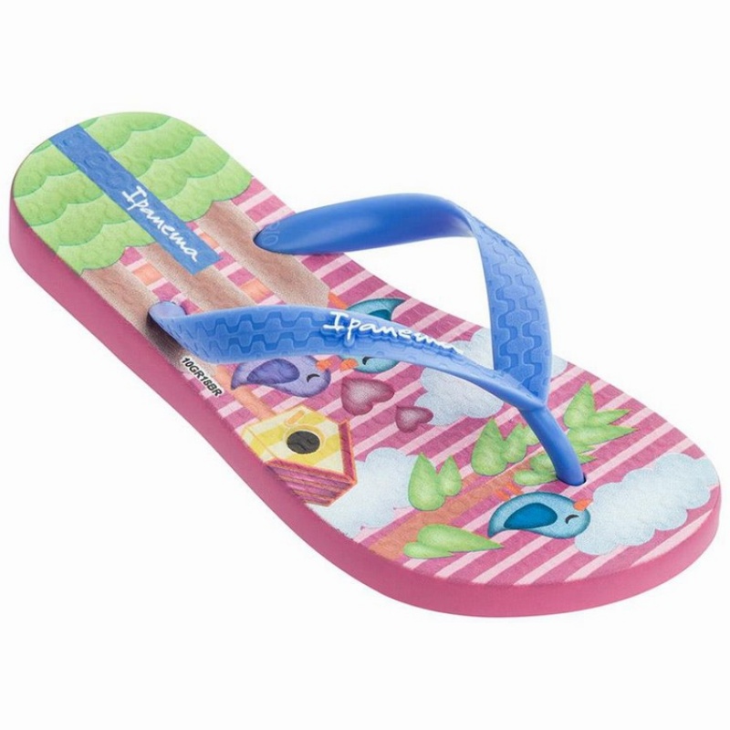 Infradito Bambino Ipanema Fun V Rosa Blu | 204817-DKA