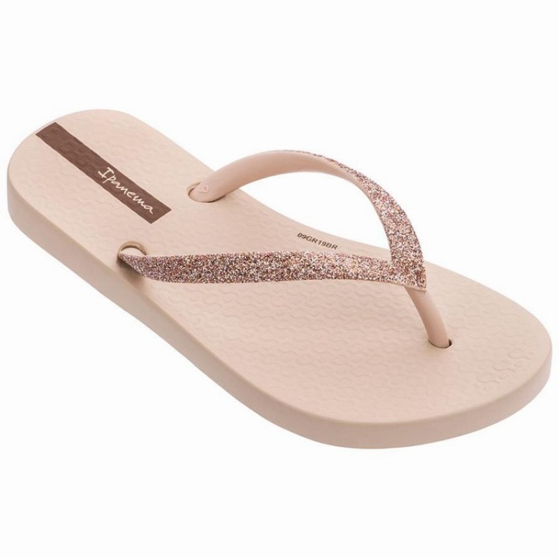 Infradito Bambino Ipanema Glitter IV Beige | 862374-WYM