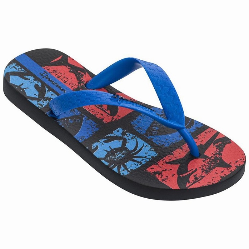 Infradito Bambino Ipanema Temas XIII Nere Blu | 154860-CUZ