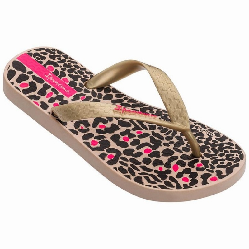 Infradito Bambino Ipanema Tropics Beige Oro Nere | 491870-UYE