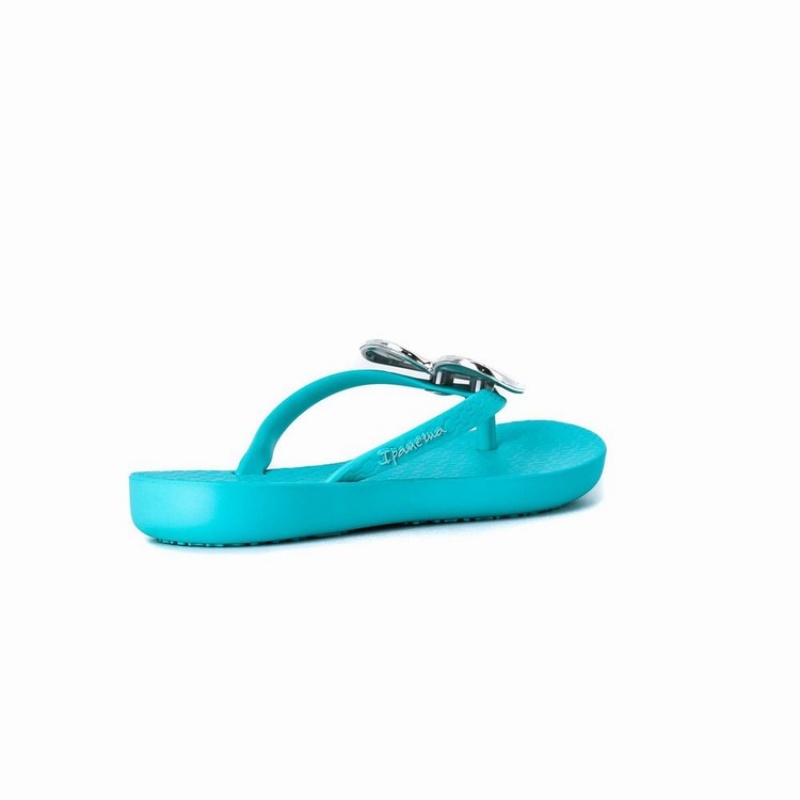 Infradito Bambino Ipanema Wave Heart Blu Argento | 285417-RUD