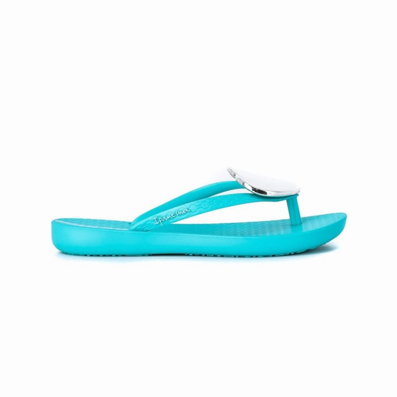 Infradito Bambino Ipanema Wave Heart Blu Argento | 285417-RUD