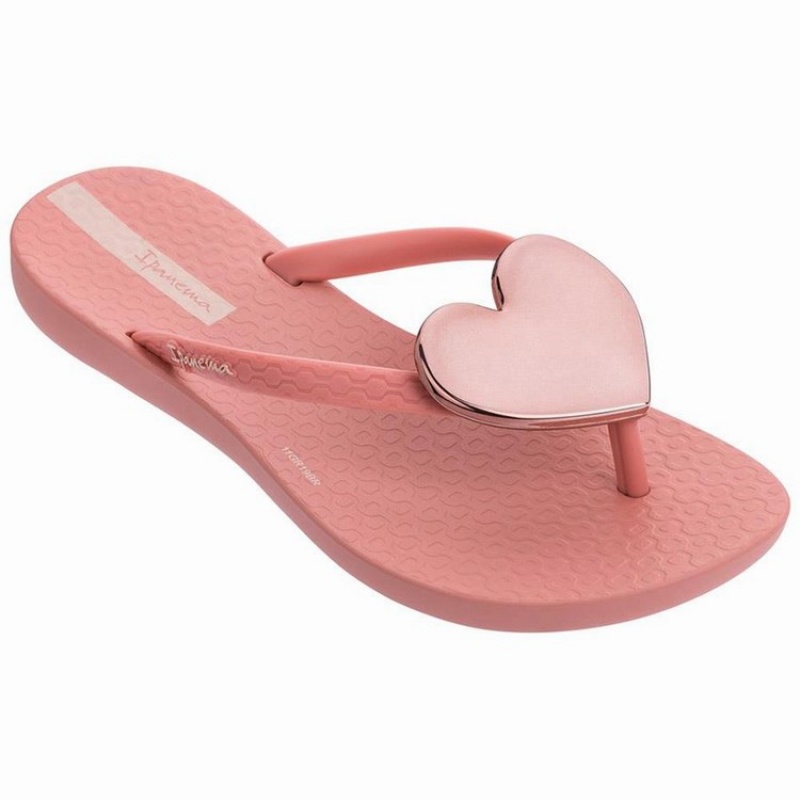 Infradito Bambino Ipanema Wave Heart Rosa | 487316-CUE