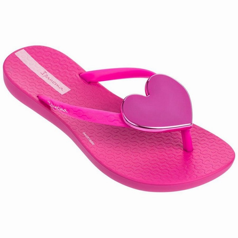 Infradito Bambino Ipanema Wave Heart Rosa | 530987-YUI