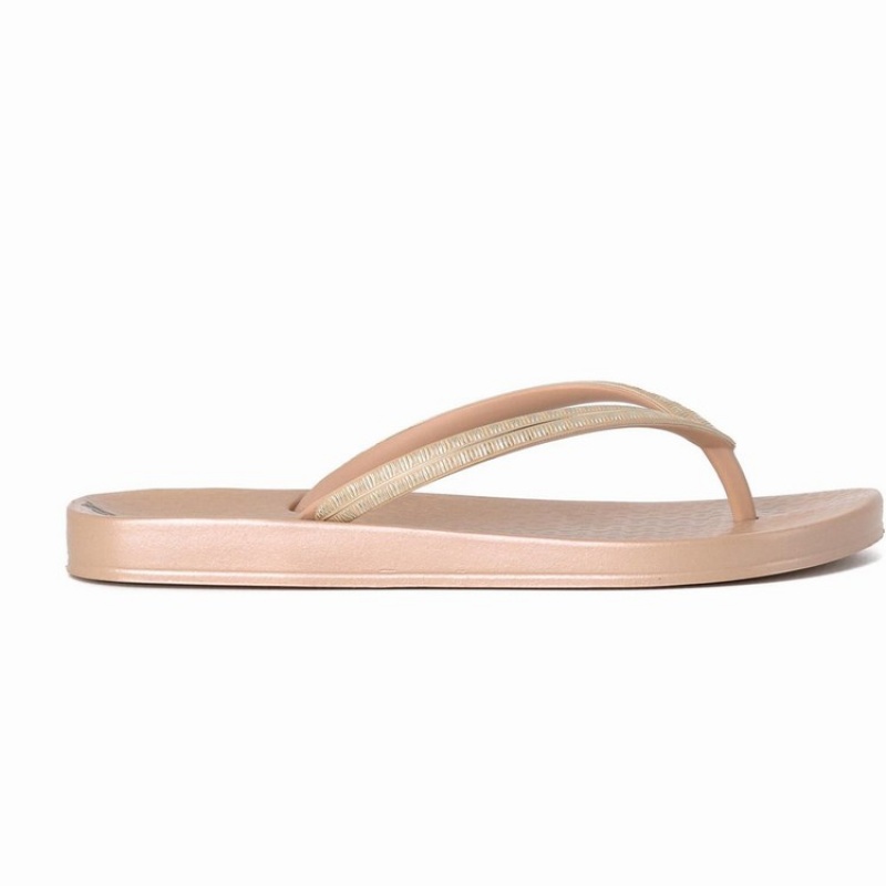 Infradito Donna Ipanema Ana Metallic IV Beige Oro | 356217-NRX