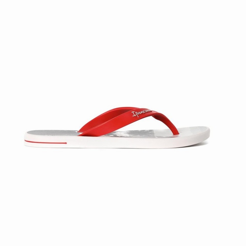 Infradito Uomo Ipanema 10 Palm Grigie Rosse | 093452-GFS