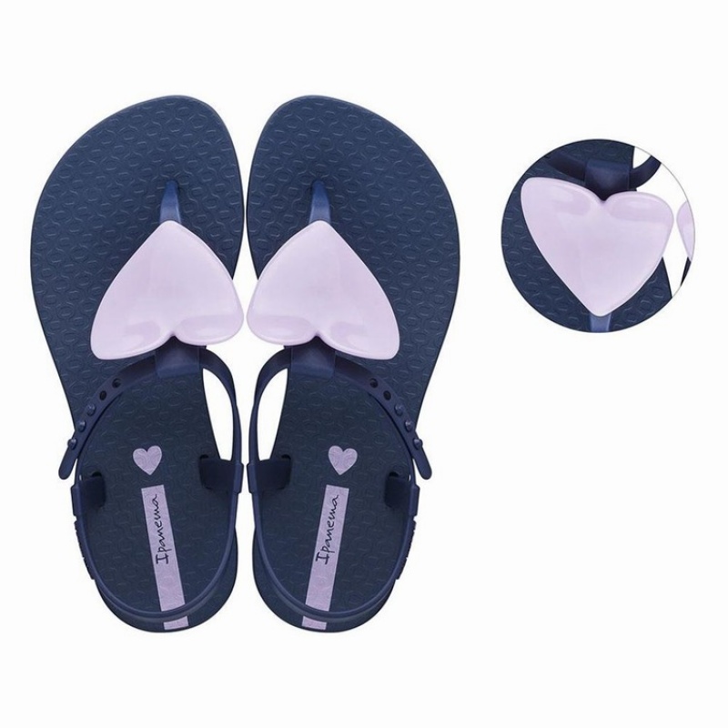 Sandali Bambino Ipanema Class Love Blu Marino Rosa | 453701-BVJ