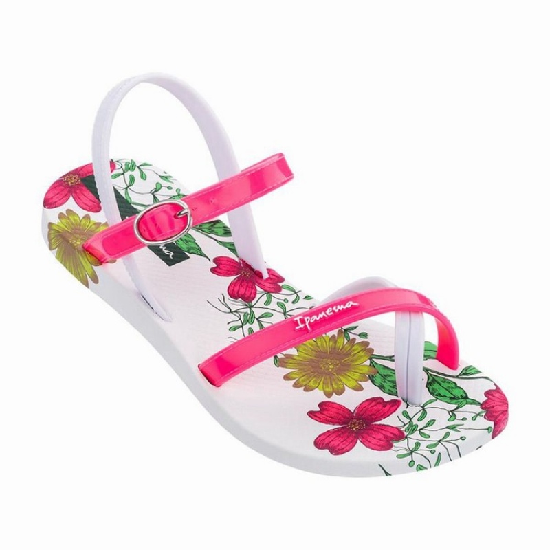 Sandali Bambino Ipanema Suzi Print II Bianche Rosa | 314982-EAT