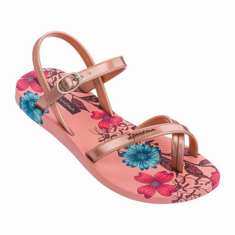 Sandali Bambino Ipanema Suzi Print II Rosa Beige | 592341-BZE