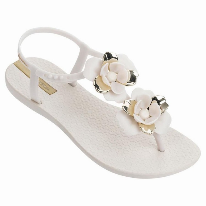 Sandali Donna Ipanema Floret Beige Oro | 981425-NKR