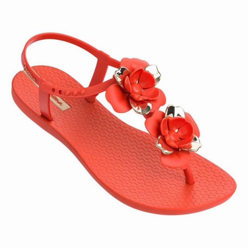 Sandali Donna Ipanema Floret Rosse Oro | 693721-RIB