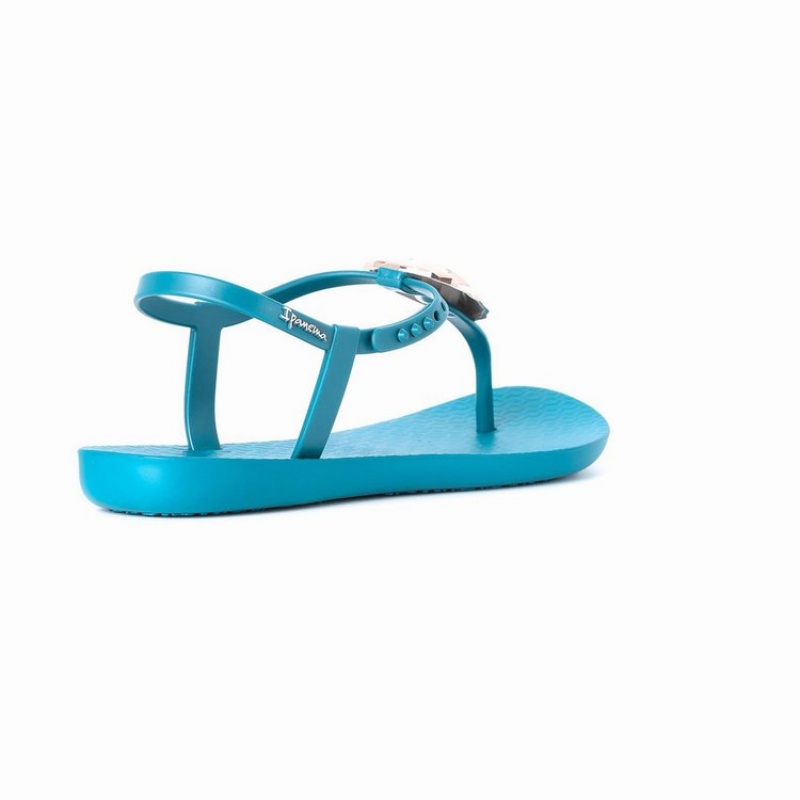 Sandali Donna Ipanema Leaf Blu Oro | 891456-UYM