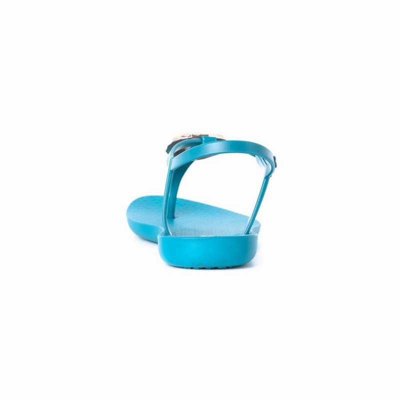 Sandali Donna Ipanema Leaf Blu Oro | 891456-UYM