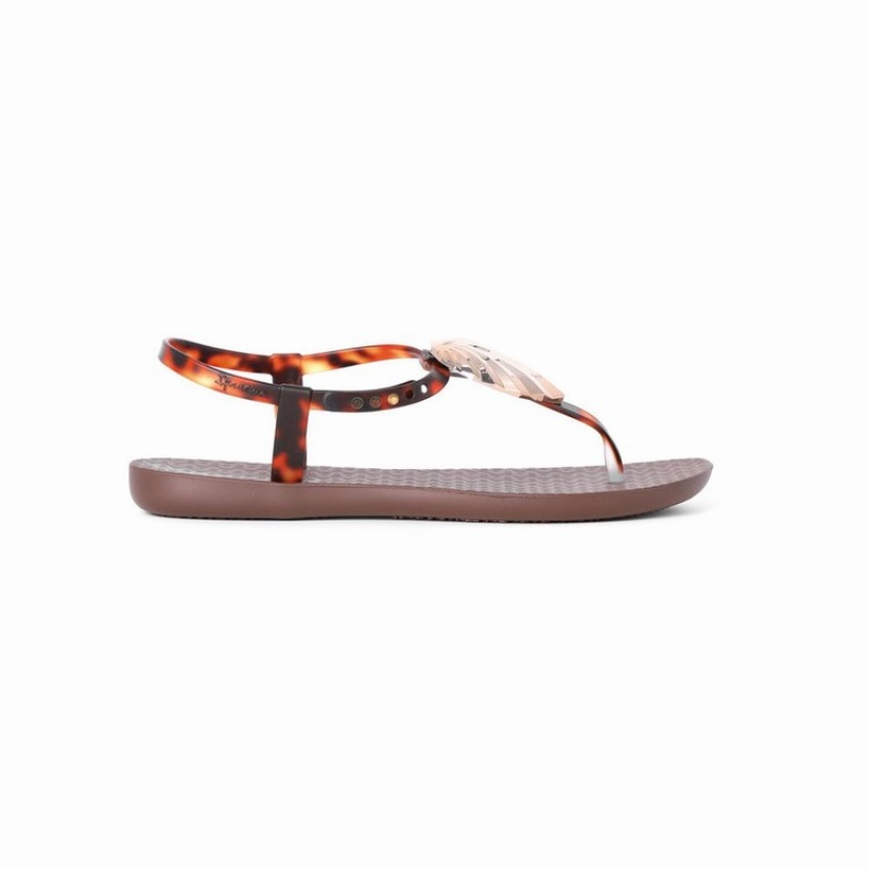 Sandali Donna Ipanema Leaf Marroni Oro | 425713-UPL