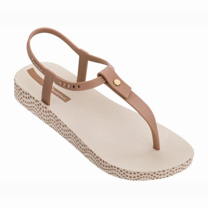 Sandali Donna Ipanema Plush Dots Beige Marroni | 387160-GZO