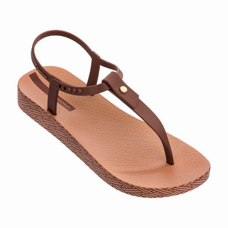 Sandali Donna Ipanema Plush Weave Marroni | 024319-WUL