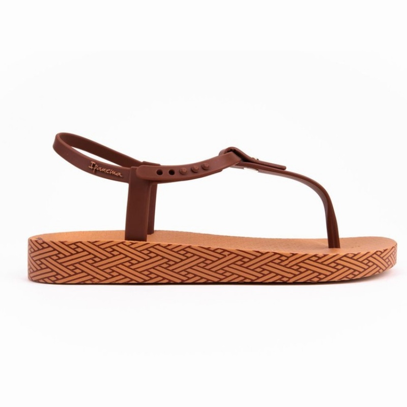 Sandali Donna Ipanema Plush Weave Marroni | 024319-WUL