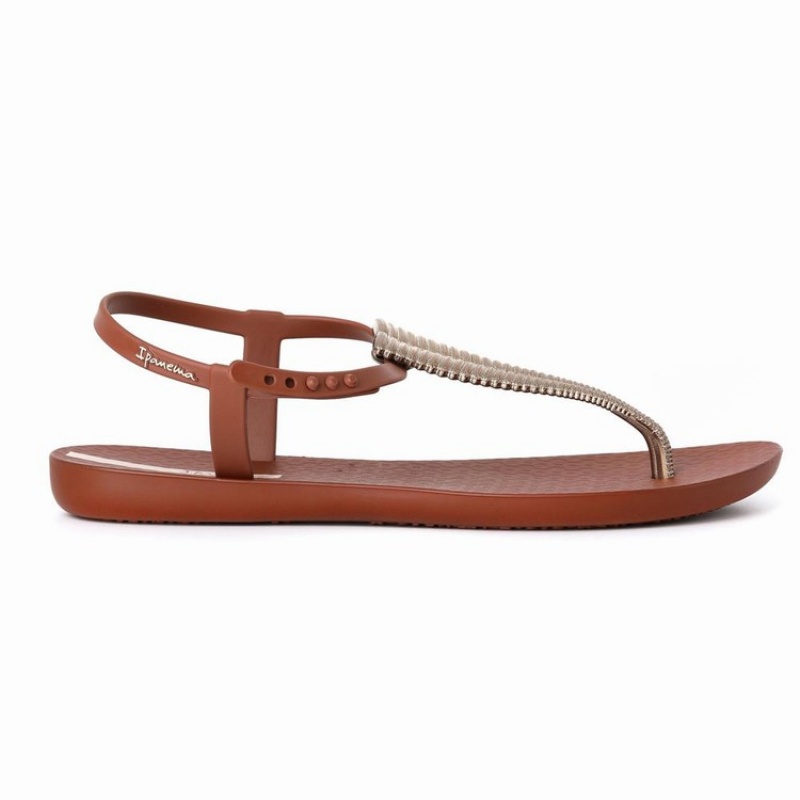 Sandali Donna Ipanema Ribba Marroni Oro | 762381-HOG