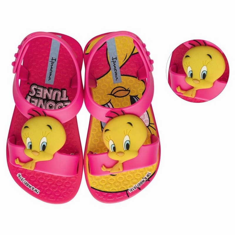 Sandali Neonato Ipanema Looney Tunes Rosa Gialle | 058973-ZLT